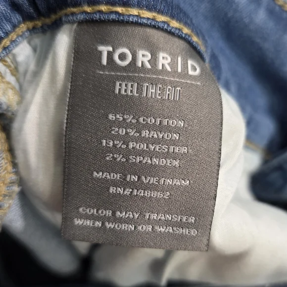 Torrid Supper Soft Jeggings Light Blue Skinny Jeans 16T - Picture 8 of 12